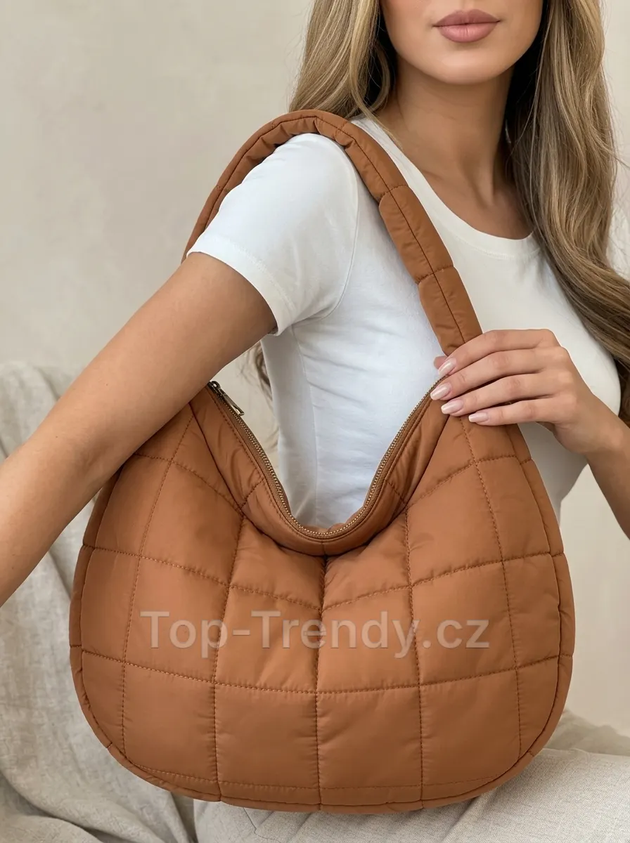 Damska pikowana torebka hobo Tenia