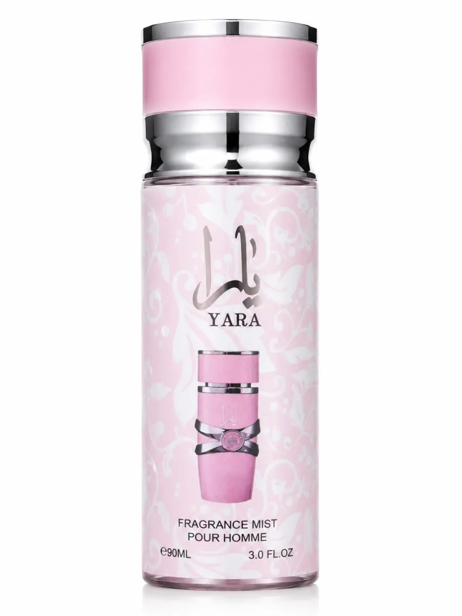 Parfémovaná voda tělová mlha inspirováno Lattafa Yara pink 90 ml
