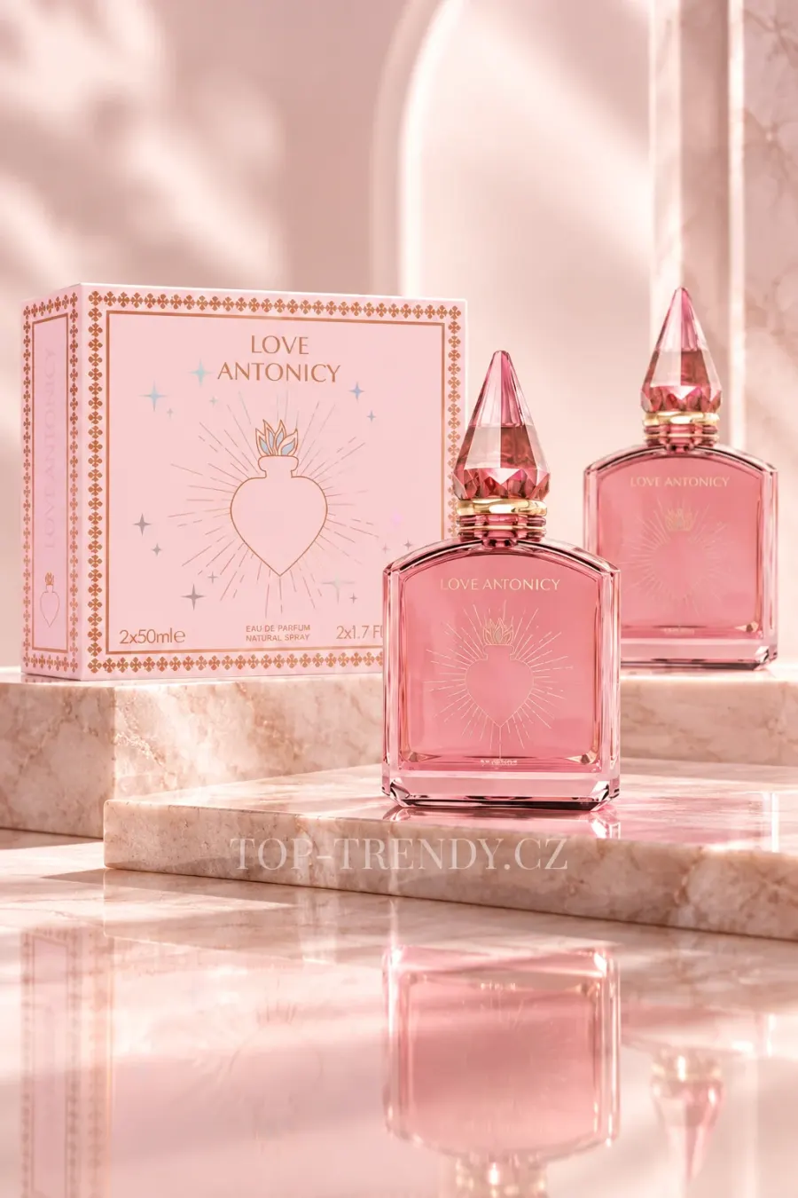 DÁRKOVÁ SADA LOVE ANTONICY – DÁMSKÉ PARFÉMY 2×50 ML