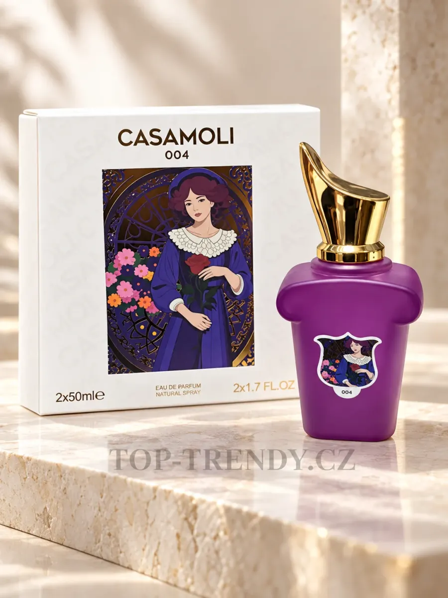 DÁRKOVÁ SADA CASAMOLI 004 2×50 ML – INSPIROVANÁ LUXUSNÍ KOLEKCÍ XERJOFF CASAMORATI