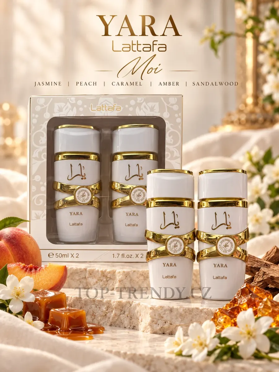 DÁRKOVÁ SADA YARA MOI WHITE – INSPIROVANÁ LATTAFA YARA MOI 2×50 ML