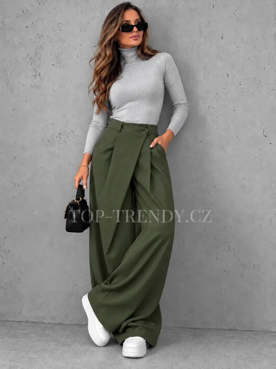 DAMEN WEITE HOSE MIT GEWICKELTER TAILLE TATIANA