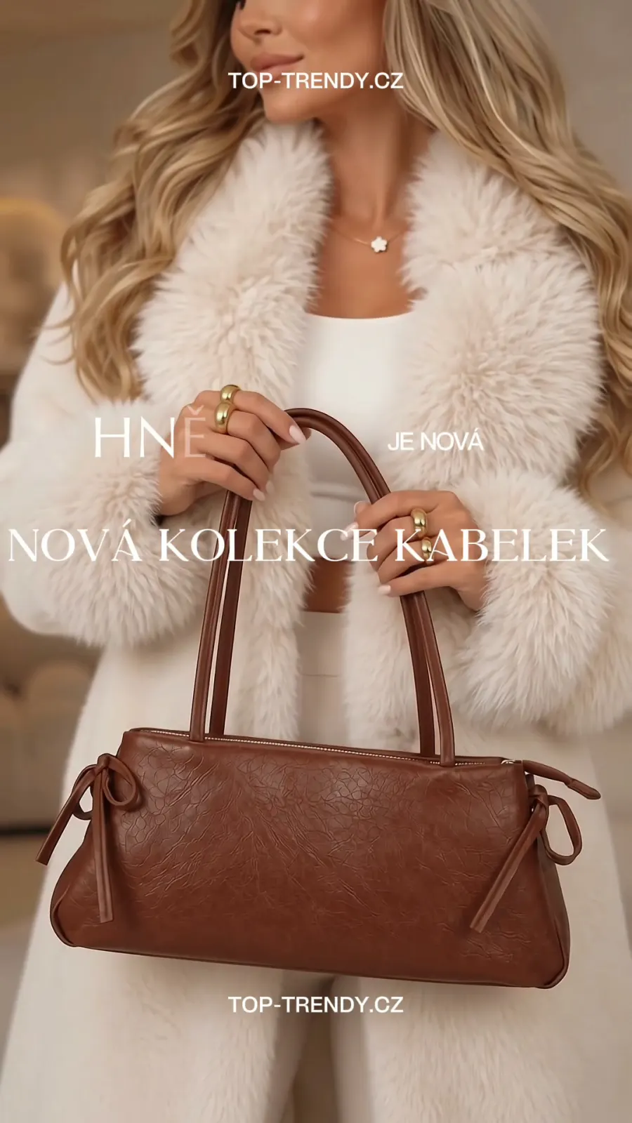 🤎 𝐇𝐍𝐄̌𝐃𝐀́ 𝐉𝐄 𝐍𝐎𝐕𝐀́ 𝐂̌𝐄𝐑𝐍𝐀́! 👜✨🔥 KRÁSNÉ KABELKY OD 349 Kč!😍 Nová kolekce kabelek ...